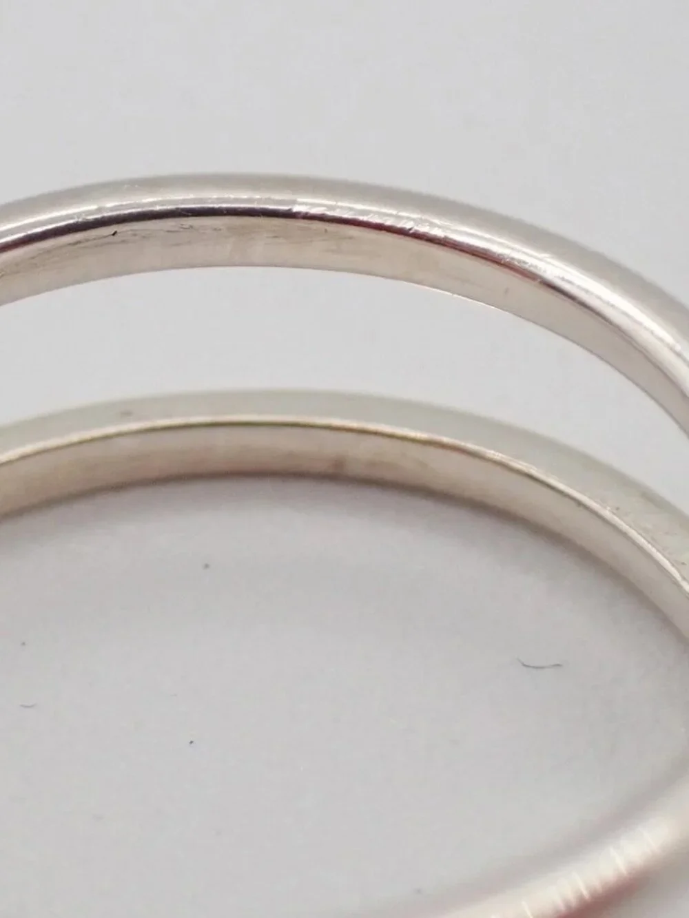 GUCCI Interlocking G Logo Ring Silver 925 Size JP14 US7 Italy Accessory 60KC874 - Picture 10 of 11